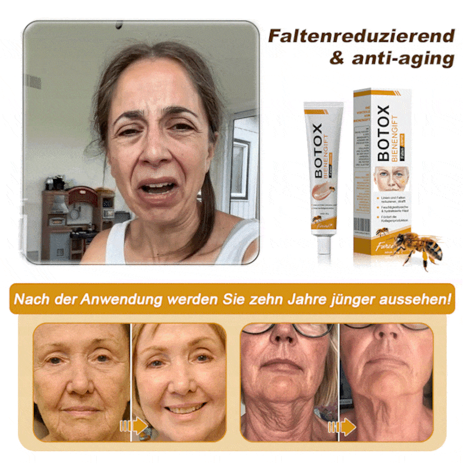 🔥🔥Letzter Tag der Aktion: 70 % Rabatt - ✨Furzero™ Botox Bienenvenom Faltenentfernungscreme